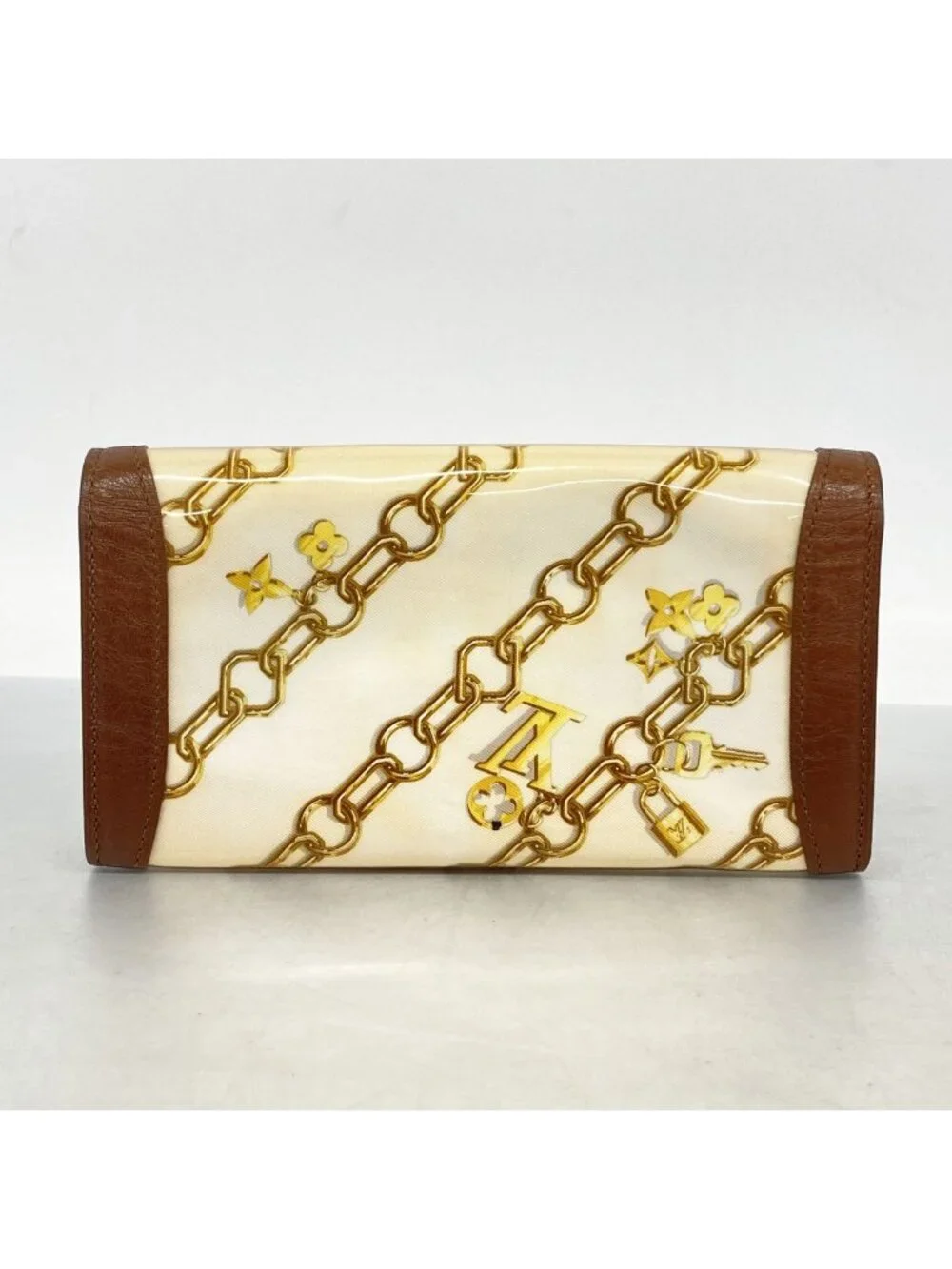 Louis Vuitton Wallet Monogram Charm Pochette Porte Monnaie Blanc Coin Purse